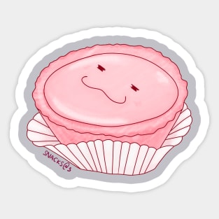 Egg tart in PINK Sticker